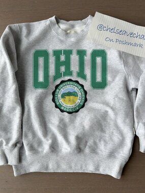 Vintage 90s Ohio Bobcats Crewneck Sweatshirt, Retro Ohio University Shirt Tee